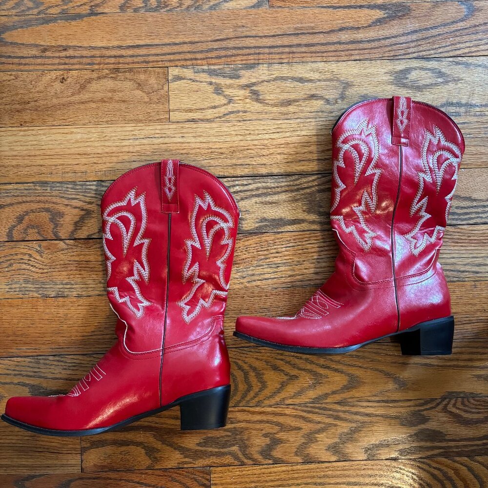 Red Cowboy Boots